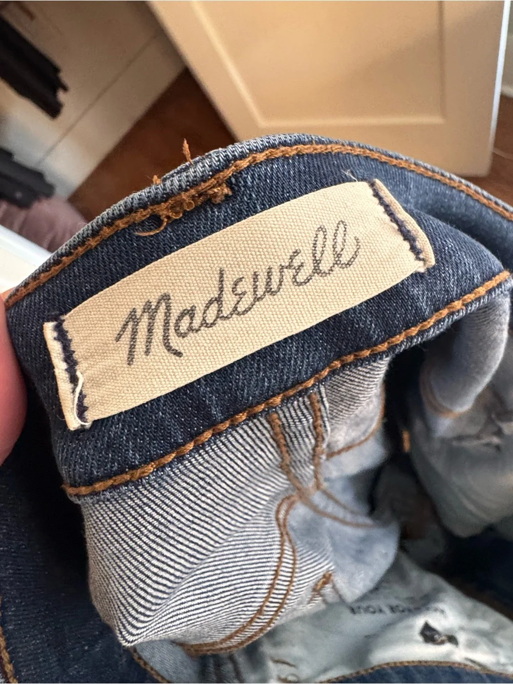Madewell Stovepipe Jeans in Medium Blue Wash